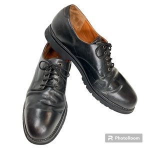 Rockport Mens Shoes Oxford Casual Dress Lace Up Black Leather Waterproof Sz 15 M